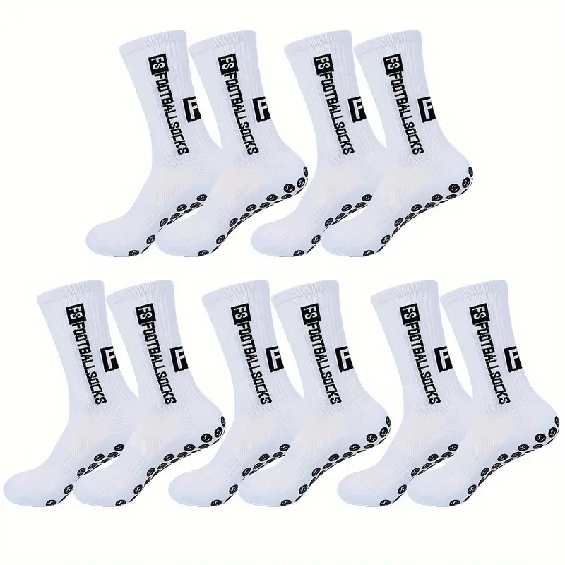 5足セットの滑り止め加工を施したサッカーソックス。通気性があ - Sock Garter Men のレビューと価格