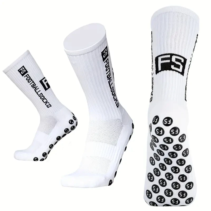 5足セットの滑り止め加工を施したサッカーソックス。通気性があ - Sock Garter Men のレビューと価格